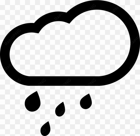 cloud with rain drops comments - rain