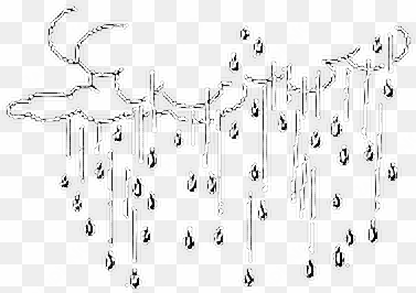 clouds rain filter aesthetic overlay png cloud drawing - simple tumblr nature drawings