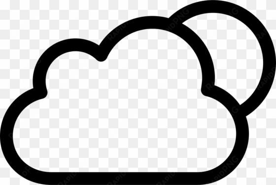 cloudy night weather symbol of cloud and moon comments - icon cloud weather png