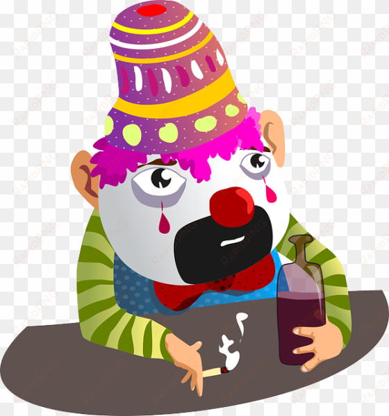 clown, sad, face - payaso triste png