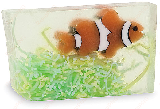 clownfish soap - primal elements 6 oz. glycerin bar soap - clownfish