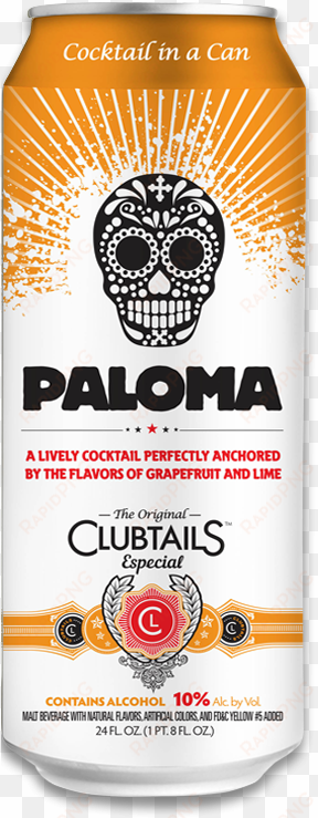 clubtails paloma - paloma in a can