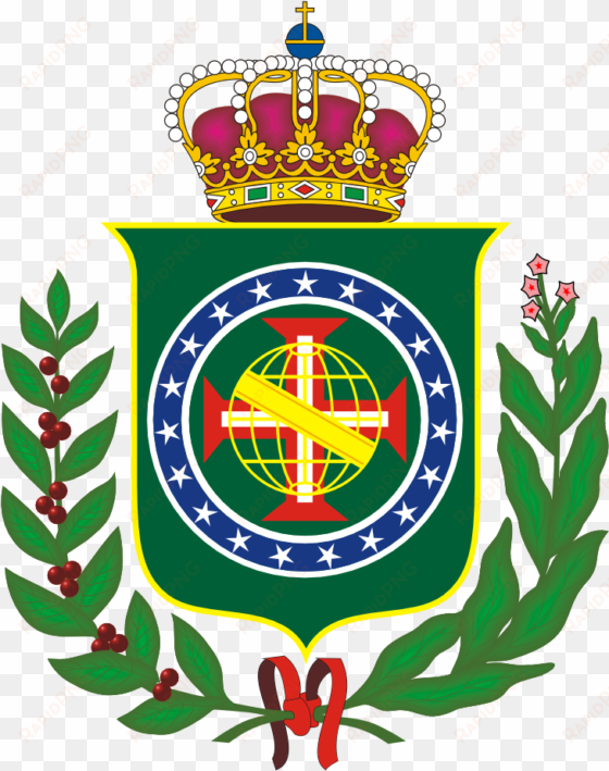 coa regent prince of brazil peace symbol flag scallywag - empire of brazil coat of arms