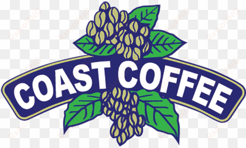 coast coffee logo - label