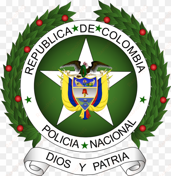 coat of arms of colombian national police by camilo - colombia