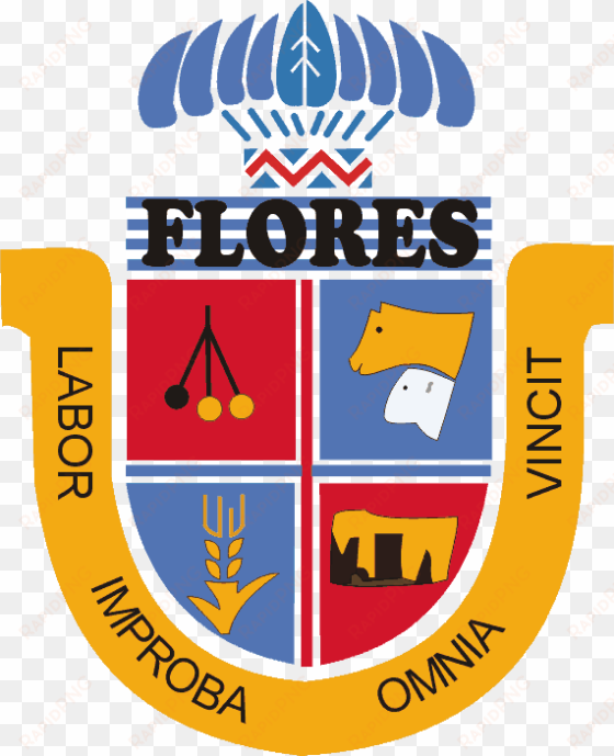 coat of arms of flores department - flores department