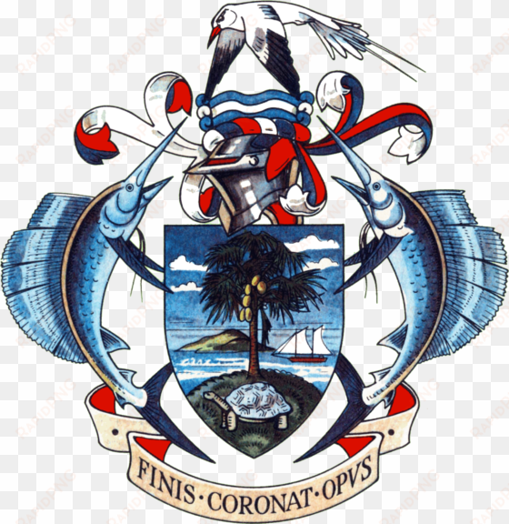 coat of arms of seychelles - seychelles coat of arms