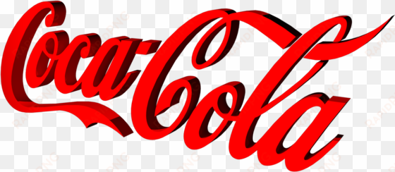 coca cola logo png image - coca cola logo 3d