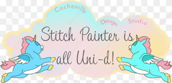 cochenille design studio stitch painter is all uni-d - design