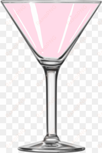 cocktail glass - triangle shaped wine glass