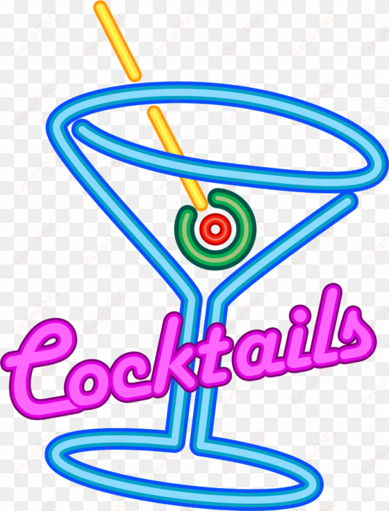 cocktail vector neon - cocktail