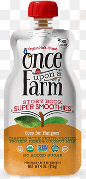 coco for mangoes pouch - once upon a farm smoothies