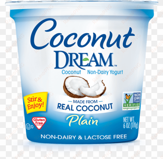 coconut non-dairy yogurt, plain - dream yogurt