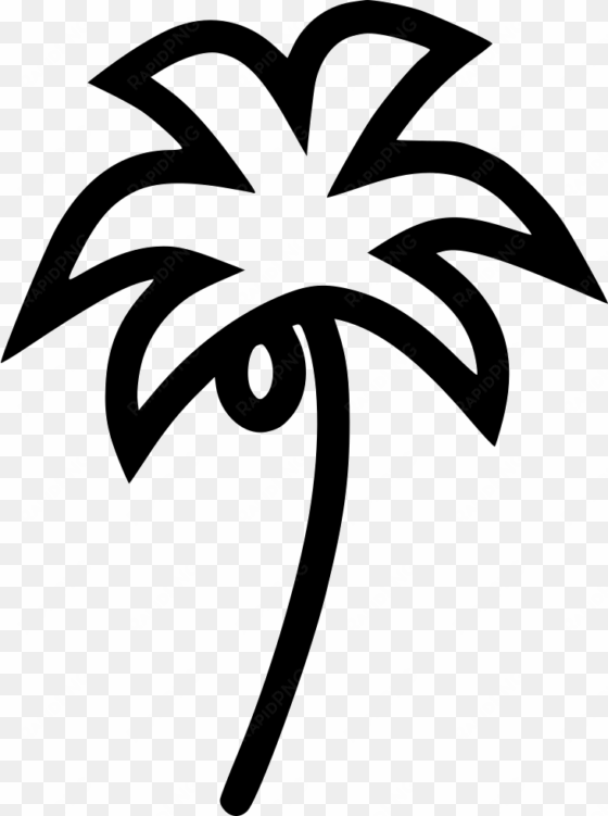 coconut trees - - icon