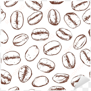 Coffee Bean Pattern Including Seamless On White Background, - Coffee Bean Pattern transparent png image