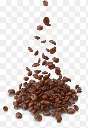 coffee beans free png image - pouring coffee beans png