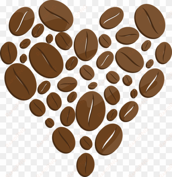 coffee, coffe, beans, heart, drawing - coffee bean love heart transparent background