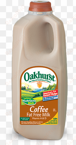 Coffee Milk - Oakhurst Milk transparent png image
