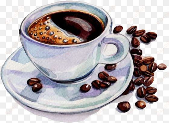 coffee tea cafe watercolor painting drawing - coffee watercolor