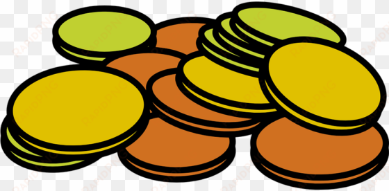 coins money stack cash credit currency fin - clipart coins