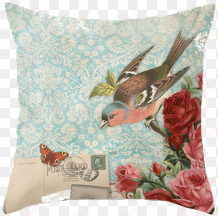 cojin vintage love flores - polyester