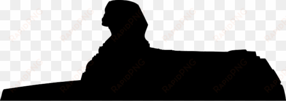coliseum great sphinx of giza - sphinx silhouette