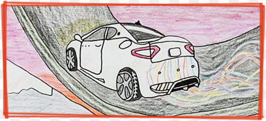collage drawing dream - renault fluence
