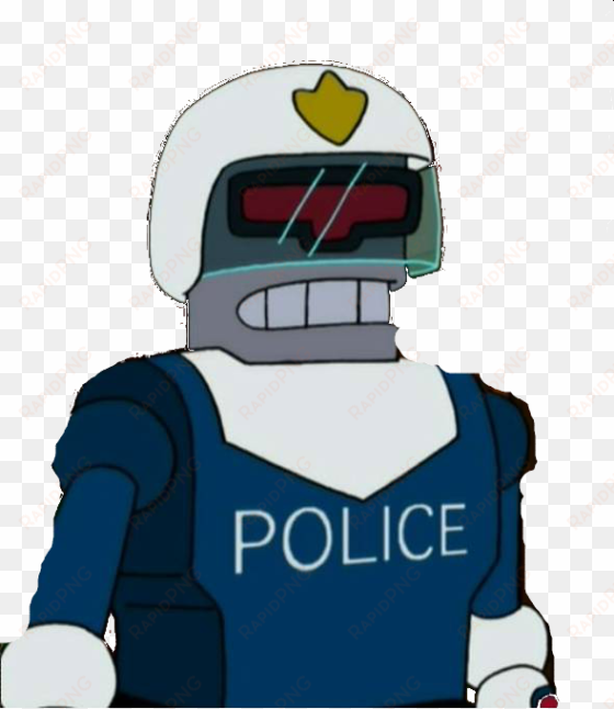 collection of free bots clipart leg download - futurama police robot