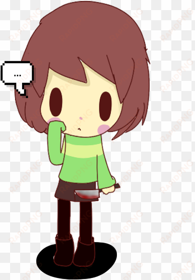 Collection Of Free Chara Drawing Cute - Draw Chibi Chara Undertale transparent png image