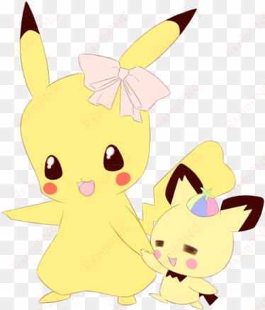 collection of free pikachu drawing creative - pikachu and baby pikachu