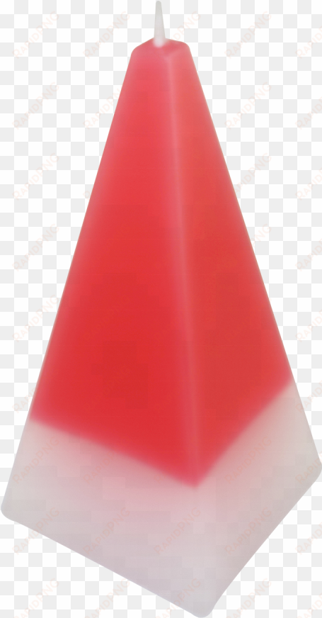 color changing led candles with real flame in pyramid - sign