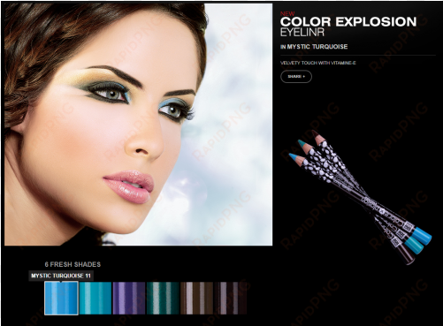 color explosion eyeliner - cosmetics