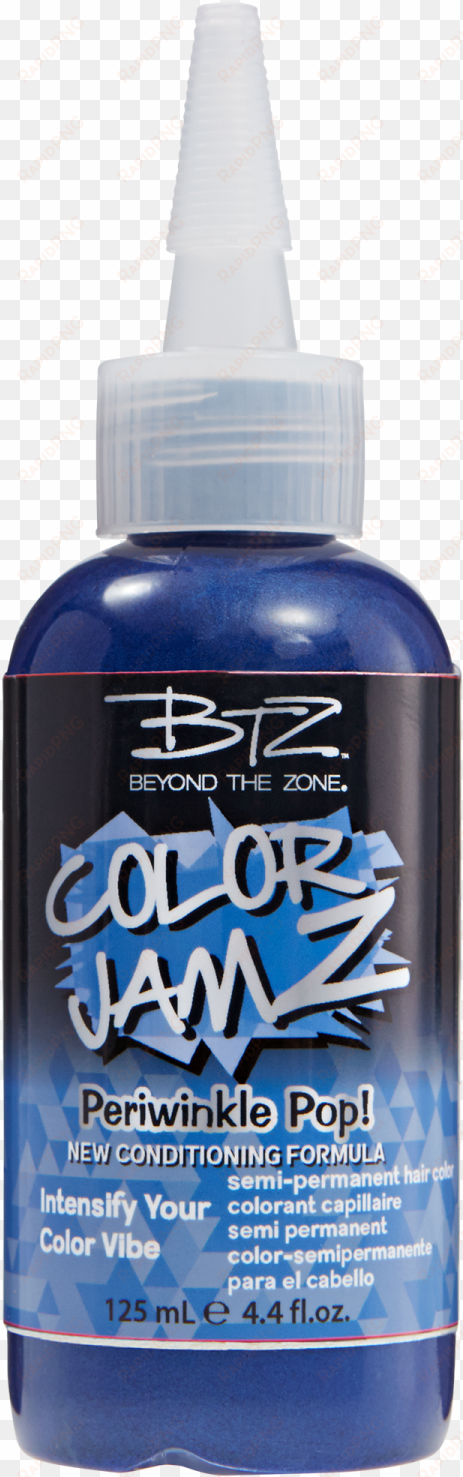 color jamz semi permanent hair color by beyond the - beyond the zone periwinkle pop