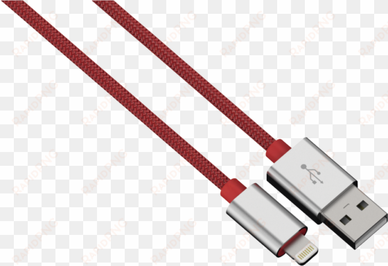 "color line" charging/data cable, lightning, aluminium, - hama cable lightning 1.0 m colorline red