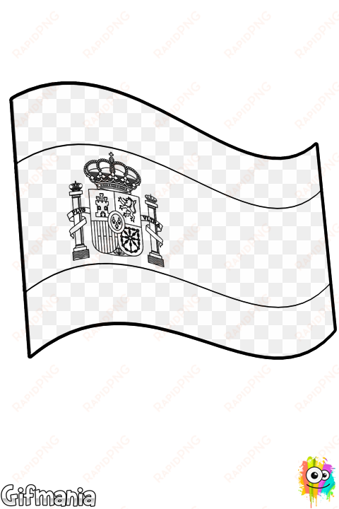 color online the flag os spain - bandera de españa para dibujar