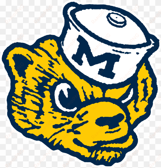 color version, please - michigan wolverines football logo