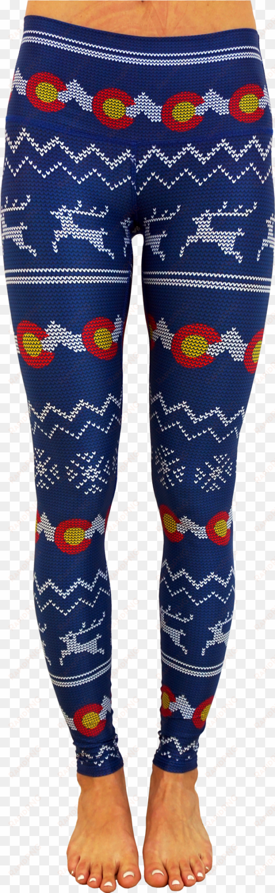 colorado ugly sweater yoga pants - colorado