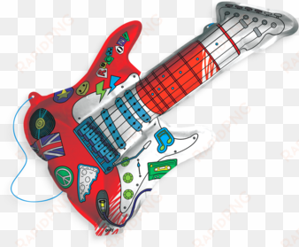 colored in 3d colorables rockin guitar coloring toy - guitar