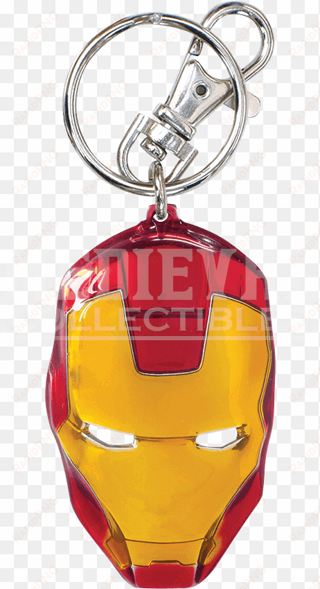 colored iron man mask keychain - marvel punisher key ring