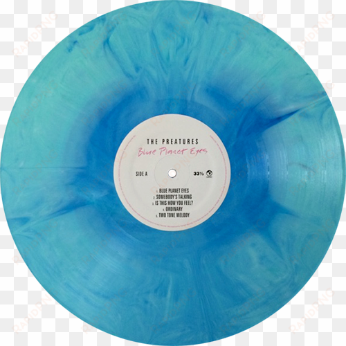 Colored Vinyl Records - Preatures Blue Planet Eyes Vinyl transparent png image