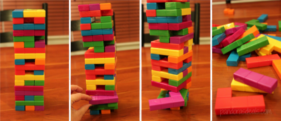 Colorful Combine Jenga Tetris Tower Up Stacking Game transparent png image