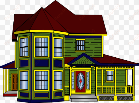 colorful cottage clip art at clker - clipart big house