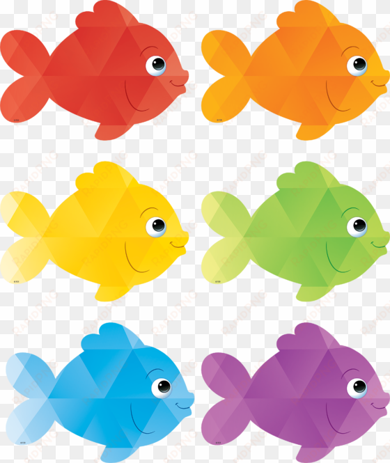 colorful fish accents - colorful fish clipart