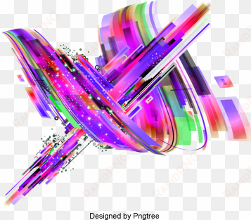 Colorful Geometric Flat Gradient Color Bar, Colorful, - Euclidean Vector transparent png image