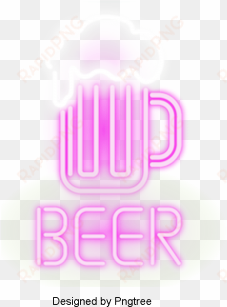 colorful neon fluorescent pattern icon, beer, drinks, - graphic design