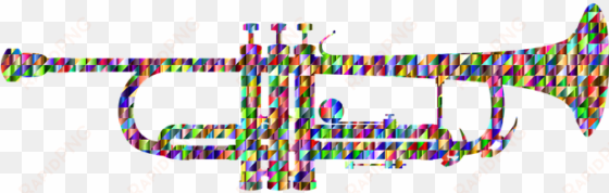 colorful prismatic chromatic rainbow trian - jazz instruments cartoon png