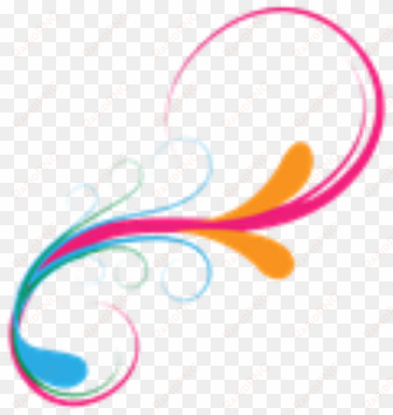 colorful vector swirl clip freeuse stock - vector graphics