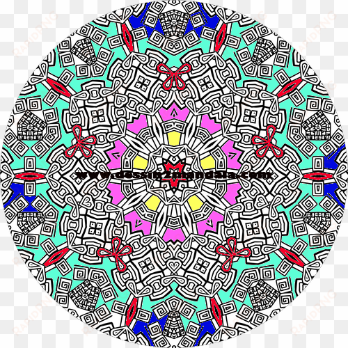 coloriage de mandala a imprimer numero 06 - circle