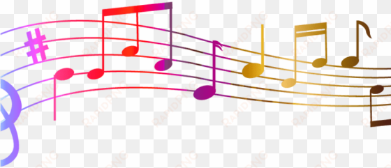 colourful png stickpng designs musical - musical notes png transparent