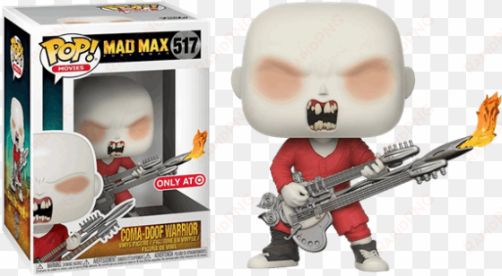 coma doof unmasked with flames pop vinyl figure - funko pop coma doof warrior